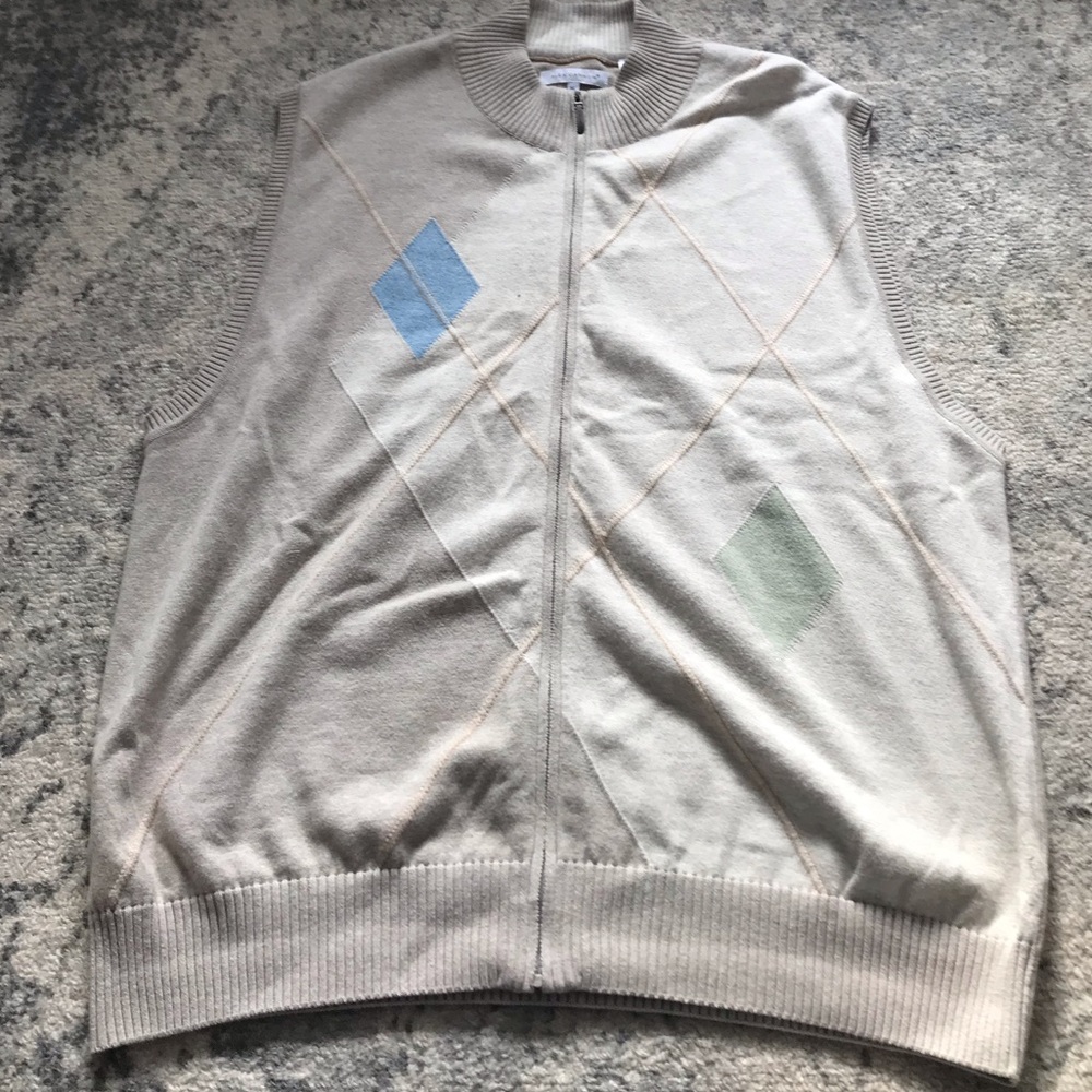 Alex cannon men’s argyle vest